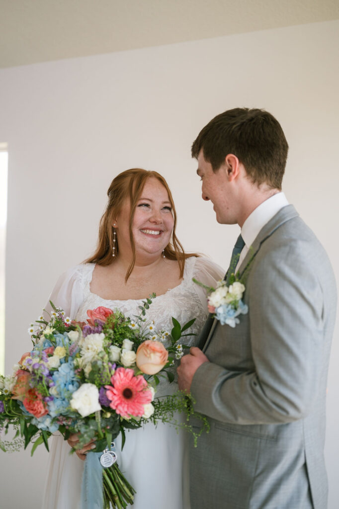 bride and groom portraits