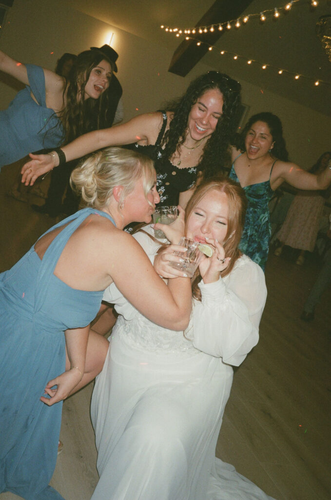 wedding reception 35mm film