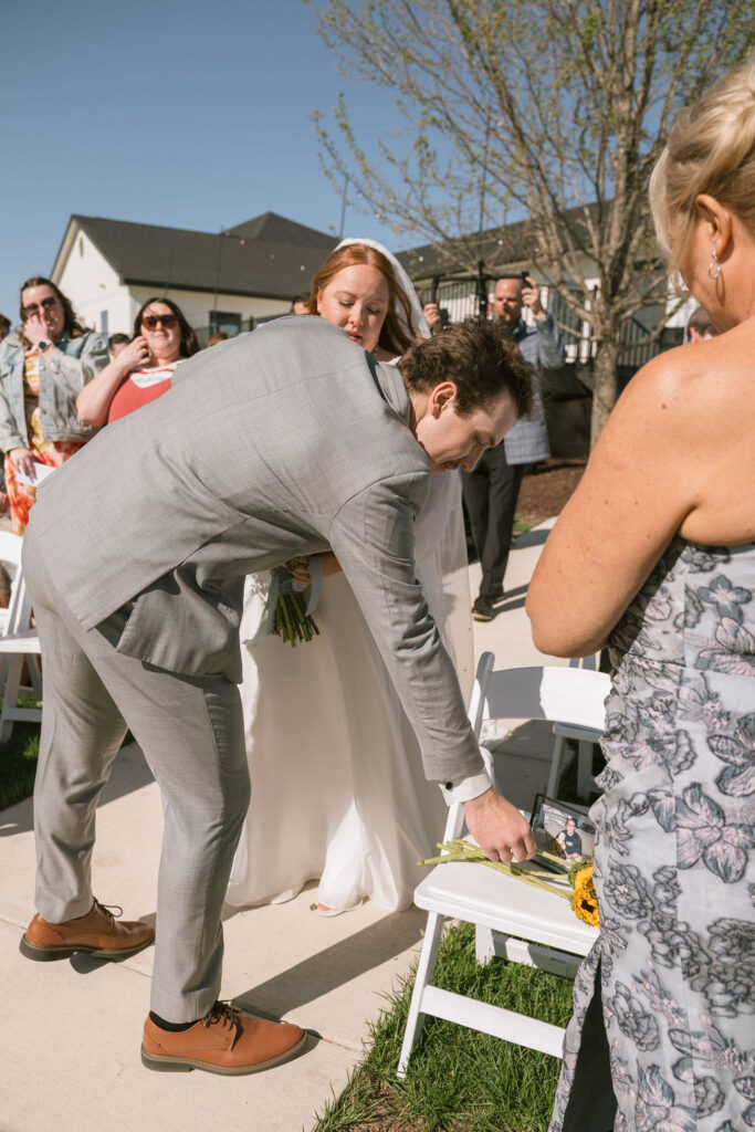 ceremony memorial for late father