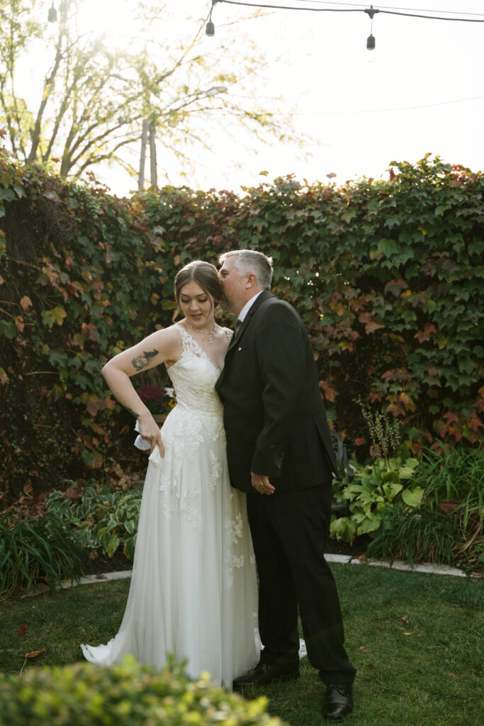 father daughter first look