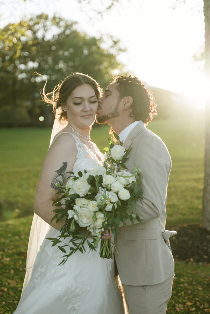 bride and groom portraits