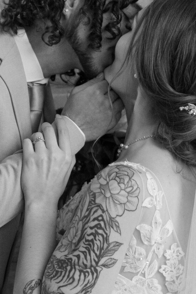 bride and groom portraits